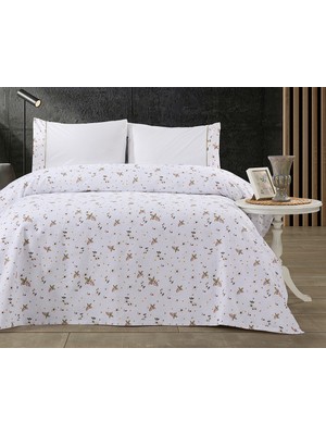 Dionisos Home Tekstil Çift Kişilik %100 Pamuk Pike Takımı 4 Parça 240X260 cm Desenli Pike Seti