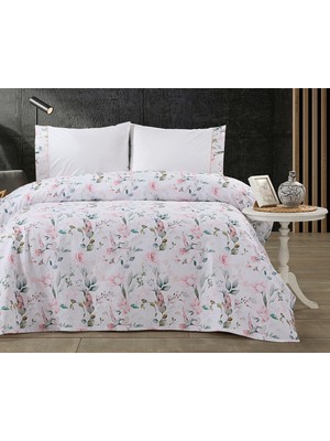 Dionisos Home Tekstil Çift Kişilik %100 Pamuk Pike Takımı 4 Parça 240X260 cm Desenli Pike Seti