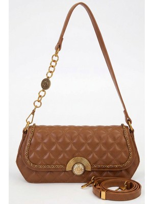 Lale Butik Levidor Premium Çift Askı Yumuşak Deri Çanta 930290 Camel