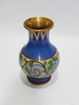 Hasyılmaz Antika Cloisonne Mini Vazo 23,50CM 016