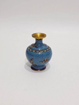 Hasyılmaz Antika Cloisonne Mini Vazo 8,50CM 008