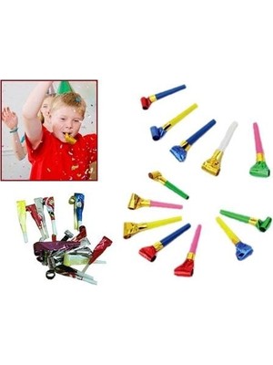 Practika Kaynana Dili 50 Adet Üflemeli Parti Malzemesi 10 cm Normal Boyut Yılbaşı