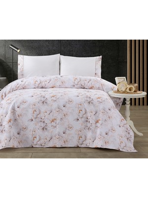 Dionisos Home Tekstil Çift Kişilik %100 Pamuk Pike Takımı 4 Parça 240X260 cm Desenli Pike Seti