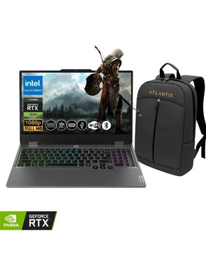 Lenovo Loq Gaming Notebook I5-12600HX 24GB Ram 1tb SSD RTX3050 6gb 15.6" Fhd 144Hz IPS Freedos 83GS00P8TR ATL70 +Çanta