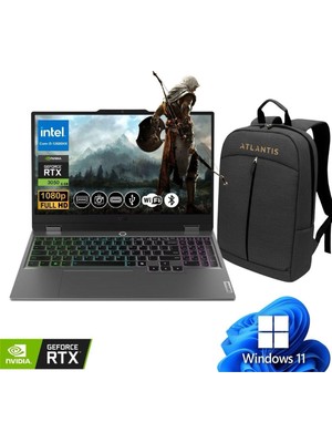 Lenovo Loq Gaming Notebook I5-12600HX 24GB Ram 2tb SSD RTX3050 6gb 15.6" Fhd 144Hz IPS WIN11PRO 83GS00P8TR ATL134 +Çanta