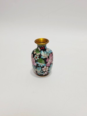 Hasyılmaz Antika Cloisonne Mini Vazo 10,50CM 001