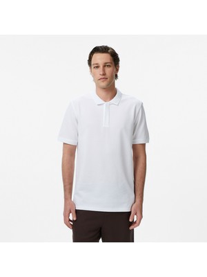 Nautica Erkek Beyaz Regular Fit Polo Yaka T-Shirt K65213T.1BW