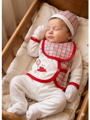 Gürcan Bebe Yeni Doğan Erkek Bebek Sekiz Parça Zıbın Takım