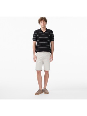 Nautica Erkek Gri Regular Fit Chino Şort B65112T.0FJ