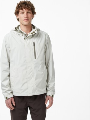 Nautica Erkek Gri Regular Fit Kapüşonlu Su Geçirmez Yağmurluk J57040T.0LR