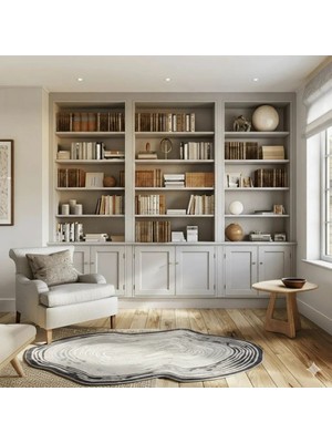 Türkeri Halı Wave 007 Şekilli Özel Kesim Halı – Leke Tutmaz, Toz Yapmaz,  Dayanıklı Premium Halı