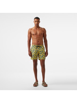 Nautica Erkek Sarı Standart Fit Deniz Şortu T25401T.70E