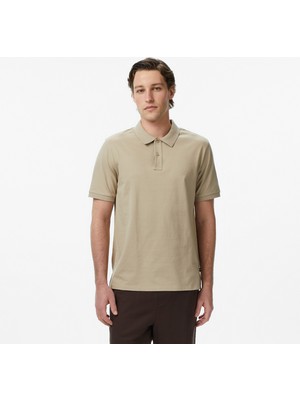 Nautica Erkek Bej Regular Fit Polo Yaka T-Shirt K65239T.1FS