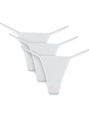 Şahinler 3 Adet String Tanga Külot Soft Lastik Yumuşak Penye