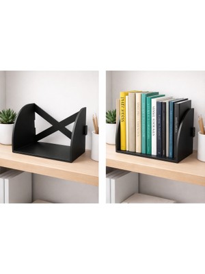 Modern Modüler Masaüstü Kitap Tutucu, Rafı ve Düzenleyici Stand