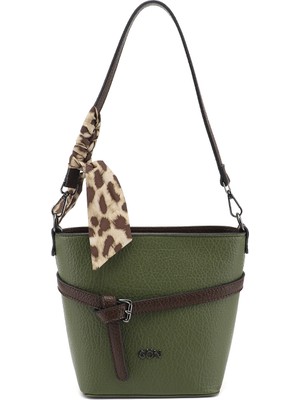 Gönderi(r) Kadın Haki  Uzun Askılı Omuz Çantası