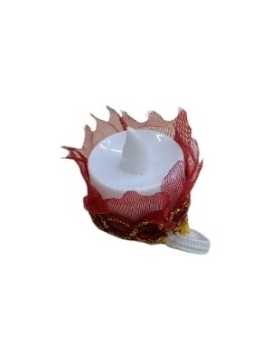 Karakız El Mumu Ledli Kırmızı 12'li Paket