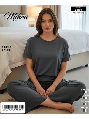Çamaşır Kenti Mihra 20102 Kadın Oysho Kısa Kol Pijama Takımı