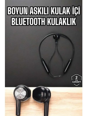 Prativas Kablolu Boyun Askılı Dijital Göstergeli Bluetooth Kulaklığı 60 Saat