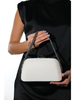 Luvi Wıllow Sedef Saten Kadın Abiye Çanta