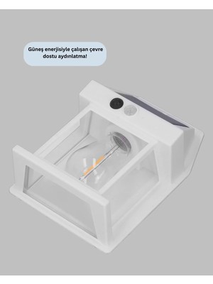 Prativas Çok Modlu Güneş Enerjili Bahçe Balkon Lambası