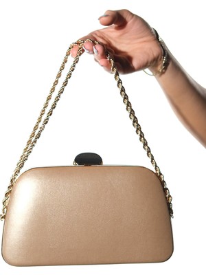 Luvi Ulısse Altın Cilt Kadın Abiye Çanta