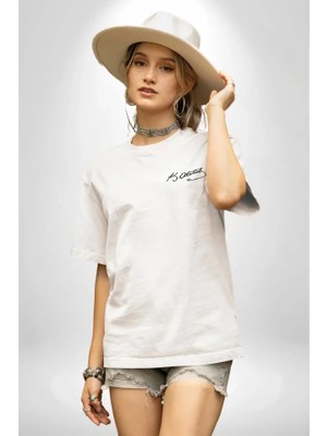 Lunelis 30 Ağustos Unisex Baskılı T-Shirt - Beyaz