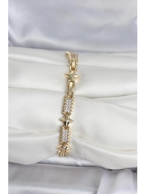 Senka Mey Ithalat® Xuping Kutup Yıldızlı Gold Renk Kadın Bileklik