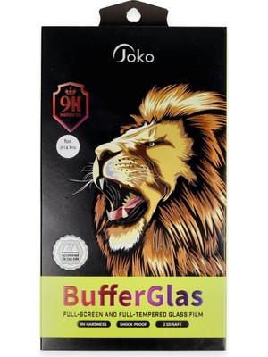 Moresun Buğz Joko  Iphone 14 Buffer Cam Ekran Koruyucu - Siyah