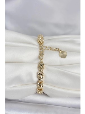 Senka Mey Ithalat® Xuping Kelebek Model Gold Renk Kadın Bileklik