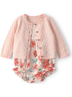 Carter's Kız Bebek Tulumlu Set 3 Ay-24 Ay Pembe