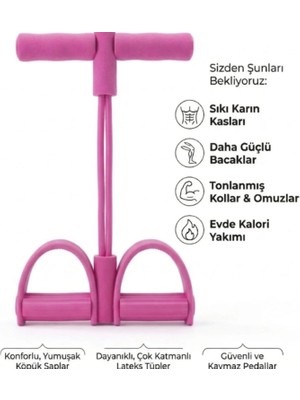 Piwow Body Trimmer Mekik Çekme Aleti Evde Spor Egzersiz Lastiği
