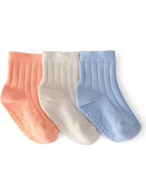 Carter's Bebek 3'lü Çorap Yenidoğan-24 Ay Çok Renkli