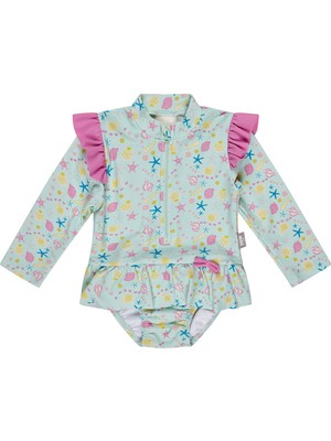 Sterntaler Deniz Canlıları Desenli Güneş Koruyuculu Tshirt Mayo