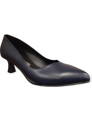 Venüs Vwnüs 26532526Y Kısa Ince Topuk Deri Kadın Stiletto Ayakkabı