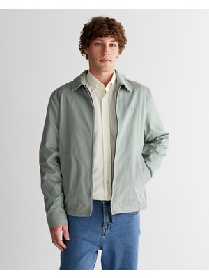 Gant Erkek Yeşil Gömlek Yaka Logolu Ceket 7006602.10