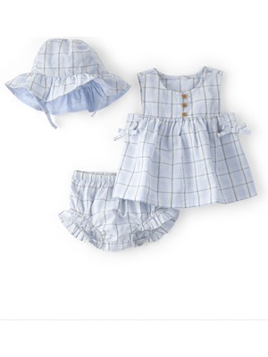 Carter's Kız Bebek Alt Üst Set 3 Ay-24 Ay Mavi