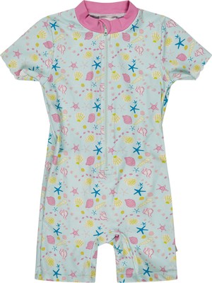 Sterntaler Deniz Canlıları Desenli Güneş Koruyuculu Tulum Mayo