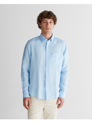 Gant Erkek Mavi Regular Fit Gömlek 3240120.450