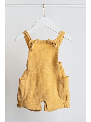 Merli Rose Şile Bezi Şort Salopet