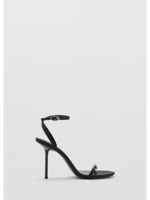 Mango Toka Detaylı Topuklu Sandalet