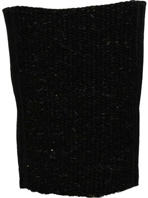 Colezium Doğal Keçi Kılı El Geçmeli Sırt ve Vücut Kesesi Siyah 26X18