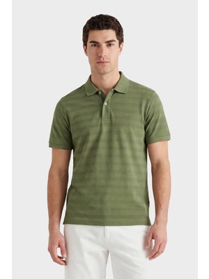 Gant Erkek Yeşil Regular Fit Polo Yaka T-Shirt 2014096.379