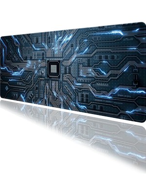 Hamiki Chip Anakart Temalı Oyun Gaming Klavye Mouse Pad Masa Matı 70X30CM