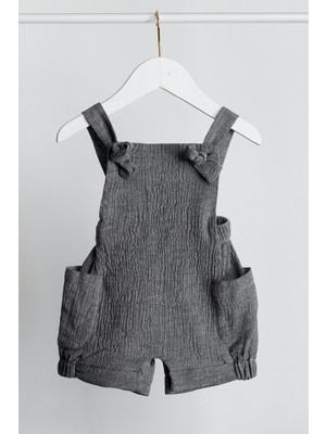 Merli Rose Şile Bezi Şort Salopet