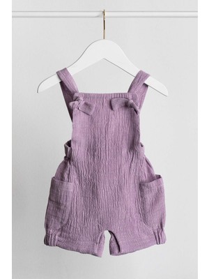 Merli Rose Şile Bezi Şort Salopet