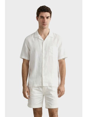 Gant Erkek Beyaz Düğmeli Yaka Gömlek 3261120.110