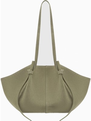 Yuzefi Mochi Olive Süet El Işçiliği Lüks Tote Çanta