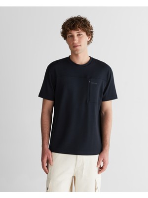 Gant Erkek Siyah Baskılı Kısa Kollu T-Shirt 2326125T.5