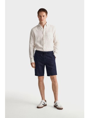 Gant Erkek Siyah Düz Şort 205610.5